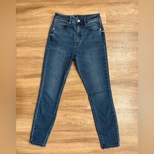 Volcom Dark Blue Women's Skinny Jeans High Rise